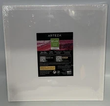 Arteza Cotton Art Canvas Panels - 12 x 12 Inches - 7 Pack