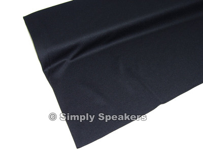 BEST Quality Jet Black SPEAKER GRILL CLOTH Stereo Grille Fabric # A-569
