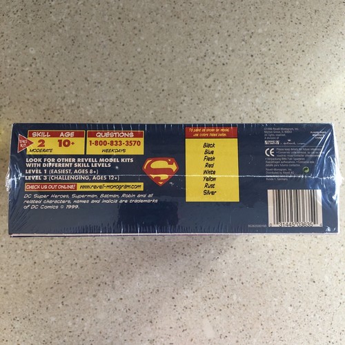 Revell DC Comics Superman Model Kit Factory Sealed New Retro Classic 85-3635 - 第 6/19 張圖片