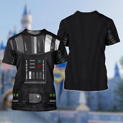 Darth Vader Cosplay Costume Galaxy's Edge Star Wars Tshirt 3D Printed