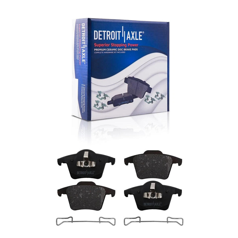 Front & Rear Ceramic Brake Pads Kit for 2003 2004 2005 2006 - 2014 Volvo XC90 - Image 4 of 4