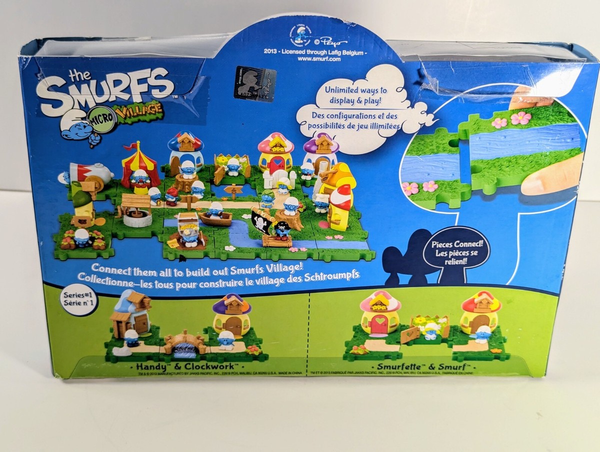 The Smurfs Micro Village Handy & Clockwork Neighbor Pack Series #1