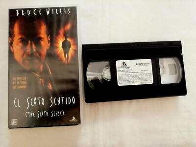 El Sexto Sentido (The Sixth Sense) Cinta VHS Bruce Willis Buena Vista Pal 2000