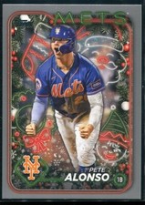 2024 Topps Holiday Silver Glitter - Pete Alonso #H66 New York Mets 