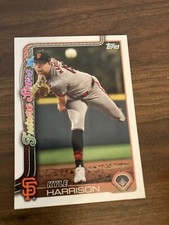 Topps 2025 Series 1 Kyle Harrison Future Stars Pitcher SF Giants Card 177