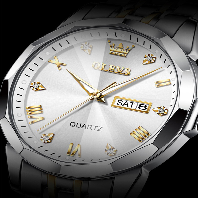 OLEVS Couple Couple Quartz Watches Valentine 3ATM Waterproof Luminous