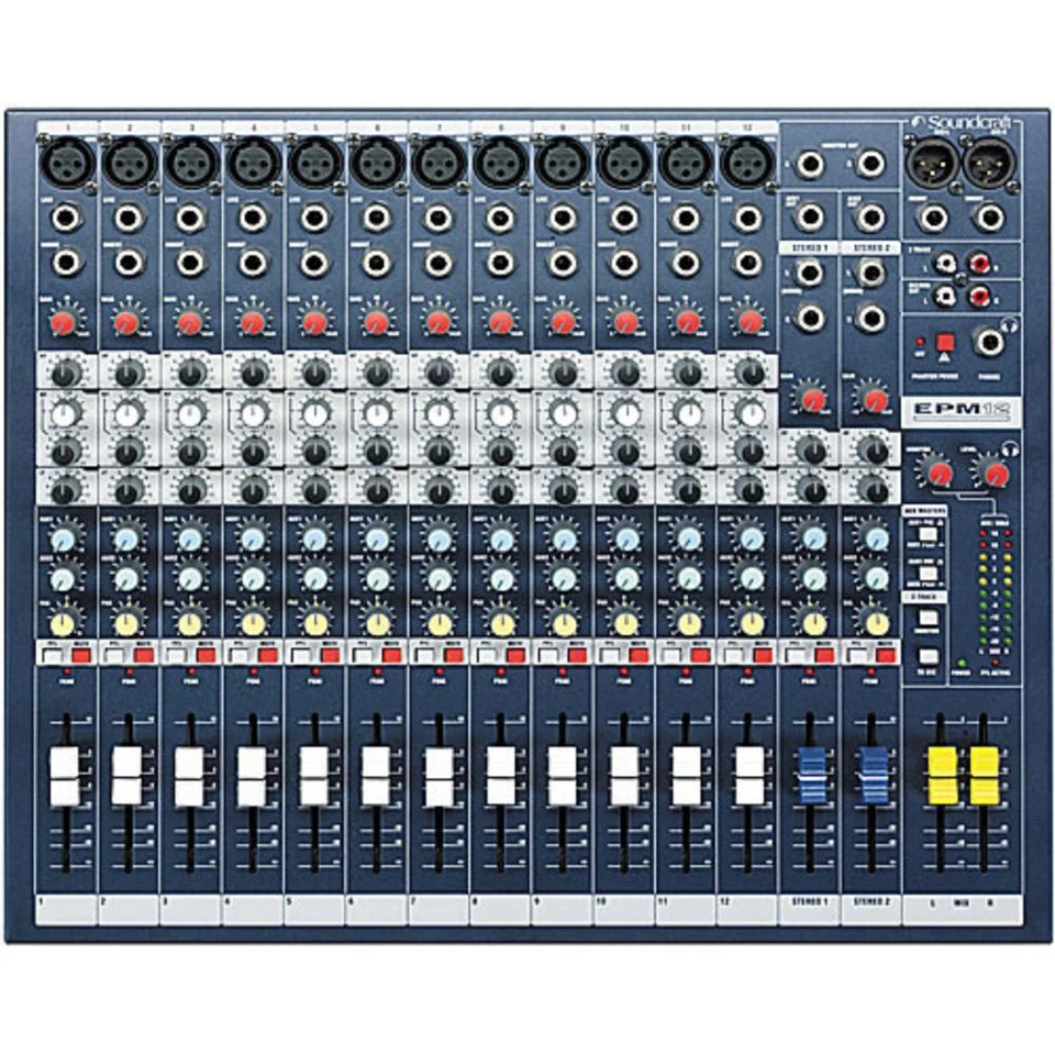 Soundcraft EPM 12 - 12 Mono + 2 Stereo Audio Console - Image 3 of 4