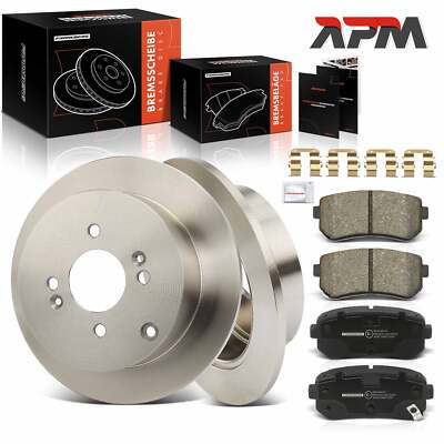 Bremsscheiben Bremsbeläge Hinten Ø262mm für Hyundai Accent III i20 KIA Rio II