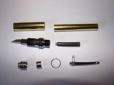 Füller Semicircular chrom Schreibgeräte Baussatz Halbzeug Pen Kits Pen Blank