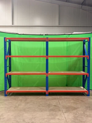 TRADE PRICE DEALS Warehouse Racking Garage Shelving 500KG Heavy Duty Longspan 25MM CHIPBOARD DECKS