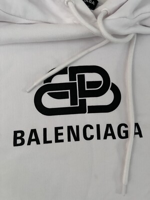 Balenciaga Interlocking B Logo Hoodie Size Extra Small NO Balenciaga Interlocking B Logo Hoodie Size Extra Small NO