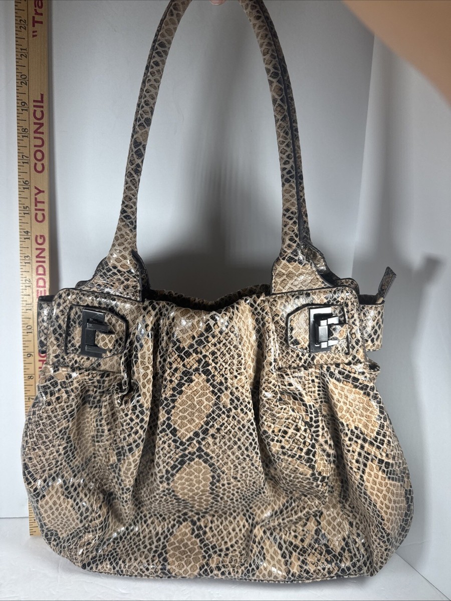 Jessica Simpson X-Large Snakeskin Print Tote/Shoulder Bag | eBay display picture 3