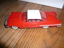 1960 Chevy Impala 2 Dr DEALER PROMO FICTION CAR - Vintage - Red with White Roof