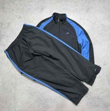 Nike Vintage Nylon Track Suit Jacket And Pants Swoosh Y2K