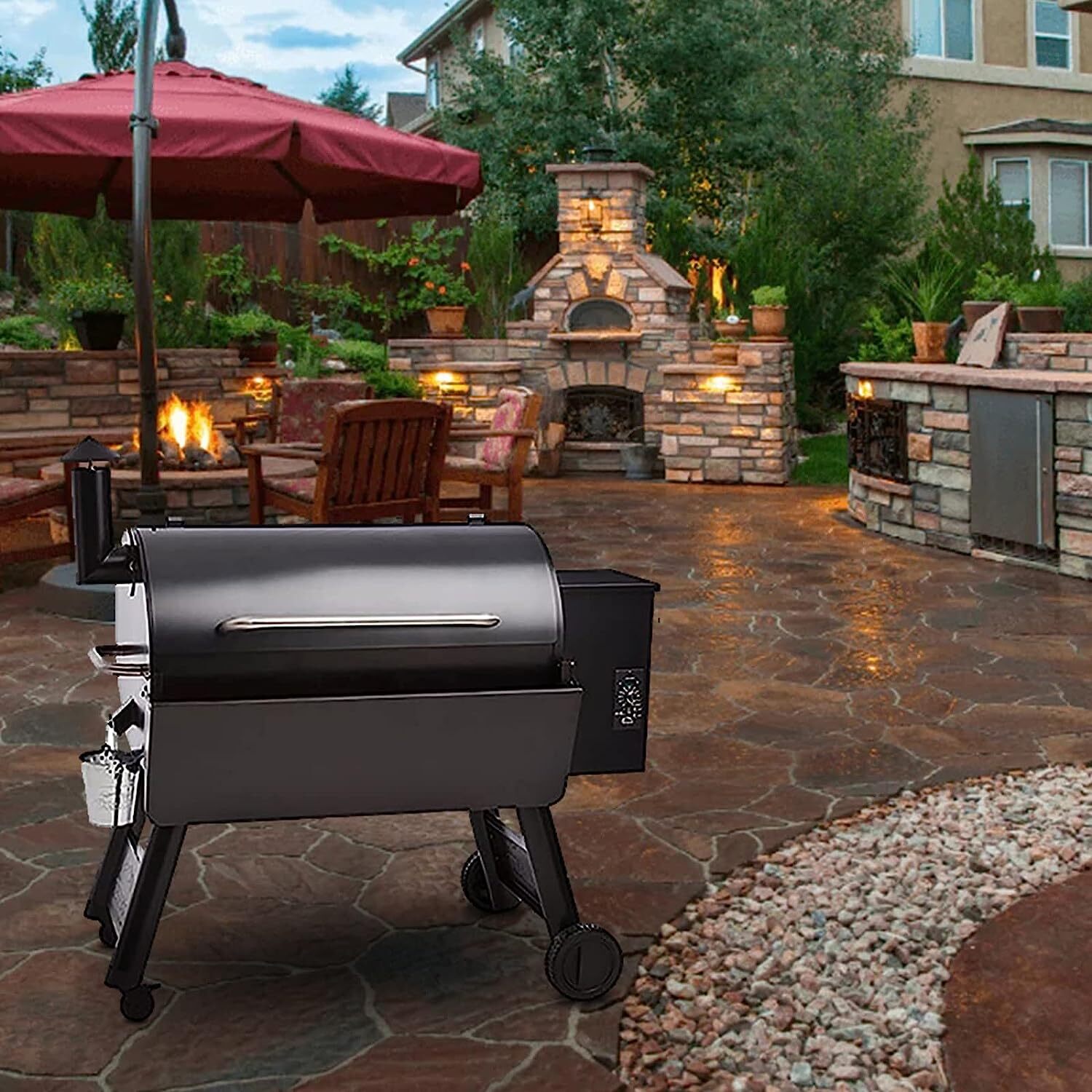 Bbq Grillzubehör Klappbares Grillregal Für Traeger Pro 34, Texas Elite 34, Century 885, Eastwood 34 Pelletgrills, Modell BAC363 Barbecue Zubehör