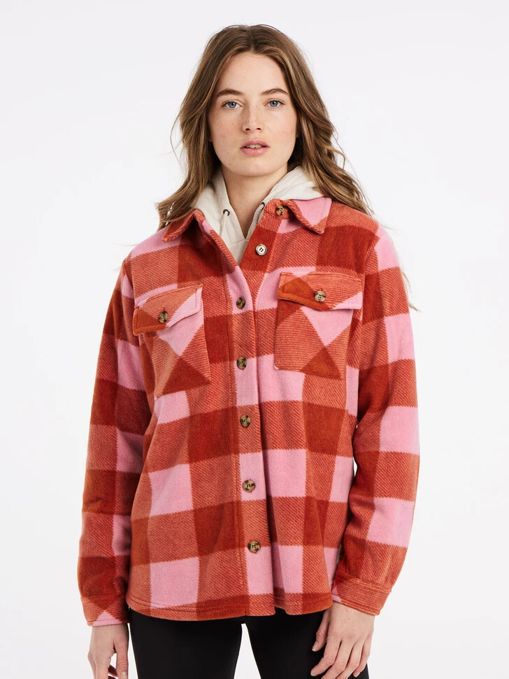 Camisa de mujer Protest Celestah Flecee (rosa)