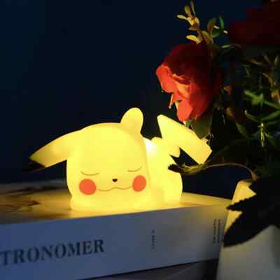 Pokemon Pikachu Glow in the Dark Bedside LED Nightlight Anime Manga
