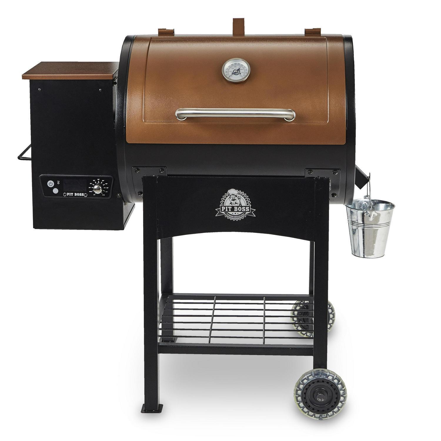 Pit Boss Classic 700 SQ in Wood Fired Pellet Grill with Flame Broiler BBQ  (71705) for sale online