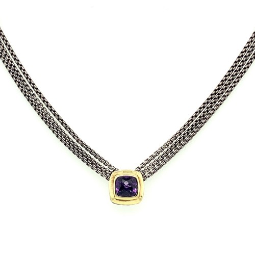 David Yurman Two-tone Amethyst Albion 