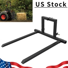 3 Point Hitch Pallet Fork Attachments for Category 1 Tractor Skid Steer Loader