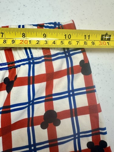 NWOT Disney Collection Hanna Andersson Mickey Mouse Plaid Leggings Girls Size 10 - Picture 10 of 10
