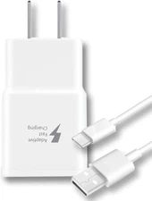 Fast Rapid Wall Charger+Charging Cable Cord For Samsung S8 S9 S10 S10E A10E New!
