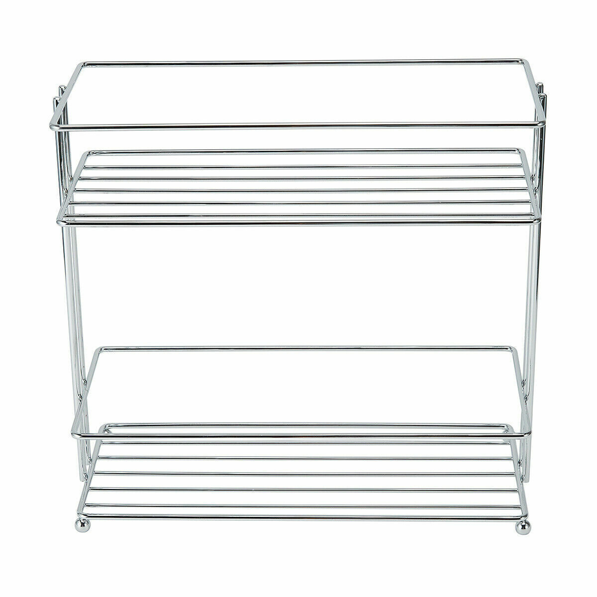 2 Tier Chrome Free Shipping New Spice Our shop OFFers the best service Caddy Shelves Storage Bathroom Shower Shelf
