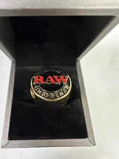 RAW Rolling Papers CHAMPIONSHIP SMOKERS RING - Holds Two Cones SIZE 9 New
