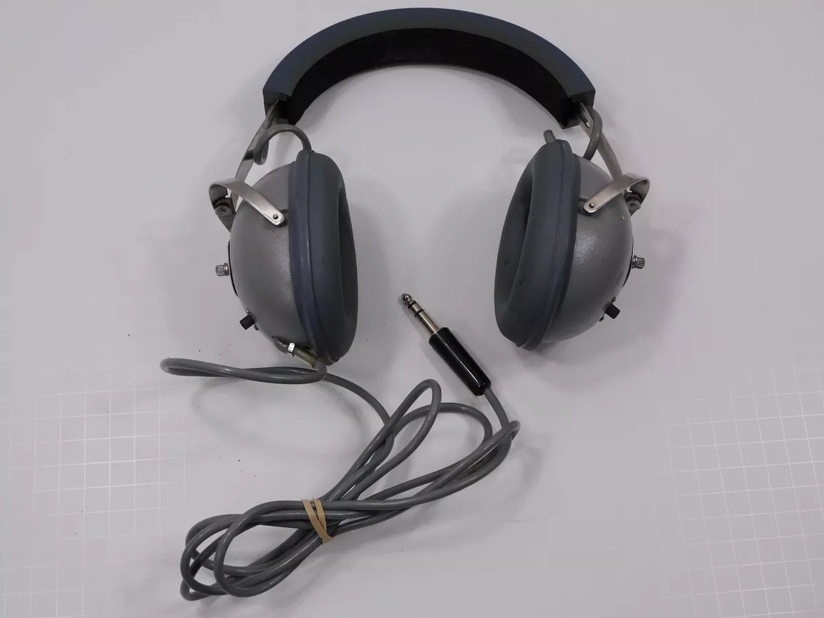 Vintage Radio Headphones Adjustable Volume Stereo Mono Untested eBay