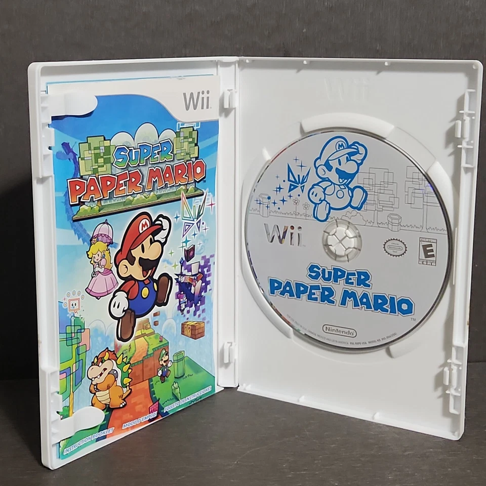 Super Paper Mario Nintendo Wii Complete Refurbished - Image 2 of 4