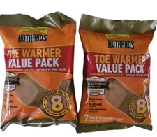 HotHands Toe Warmer 2 Value Packs - 14 Pairs of Toe Warmers  7 In Each -Exp 4/27