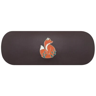GIFTING QUEEN Roter Fuchs Hartgläser Etui Wildlife Lese Spektakel Etui Tier Geburtstag Geschenk