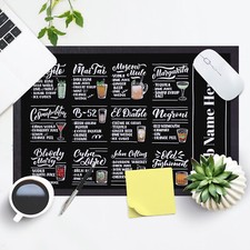 Design Del Menu Cocktail - Tappetino Personalizzato Per Porta - 60cm x 40cm