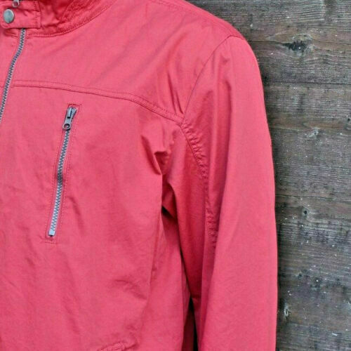 Herren leichte Jacke Outdoorjacke Blouson Baumwolle rot Gr 58 60 62 64 NEU HR149 - Bild 3 von 4