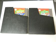Vtg 1985 Nintendo NES Game Cartridges Sesame Street A B C & 1 2 3 w/ Sleeves