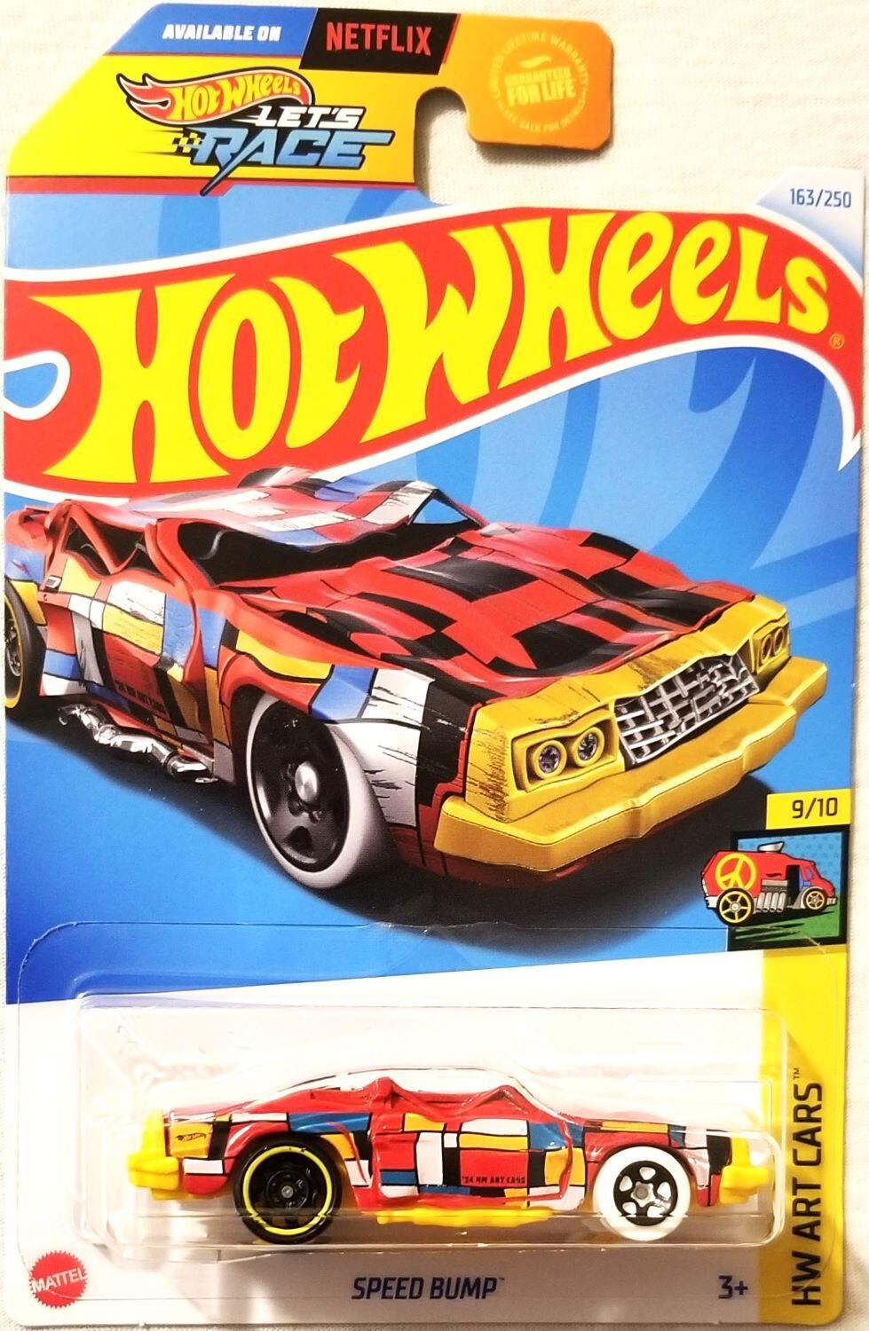 Hot Wheels - 2024 HW Art Cars 9/10 Speed Bump 163/250 (BBHTB78)