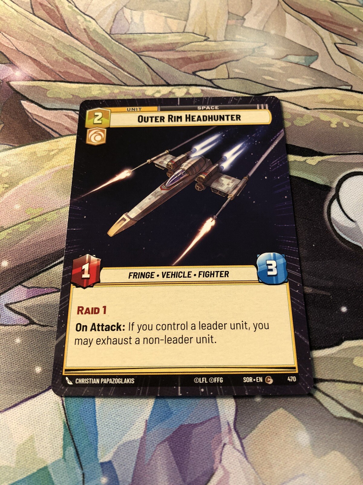 Outer Rim Headhunter 470 Hyperspace Star Wars Unlimited Spark Of Rebellion SOR