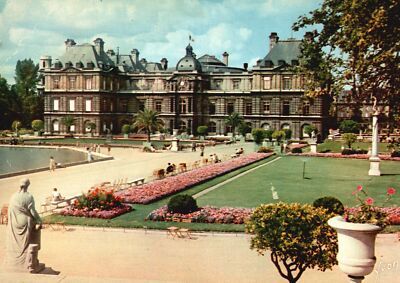 Couleurs Et Lumiere De France Paris Jarden Et Palais Luxembourg Vintage Postcard