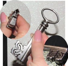 Chiave Antica Cassaforte-Picche-536-Francia XVIIIS.-Antike Schlüssel-Ancient Key