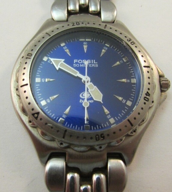 Fossil Blue 40mm Men's Blue Dial 50m 