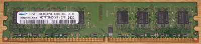 2GB DDR2 RAM PC2-6400 800MHz CL6 6-6-6-18 Samsung M378T5663EH3-CF7 Memory