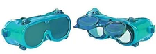 Oxygen acetylene WELDING GOGGLES SET 2 Pairs w permanent & Flip Up Dark #10 Lens