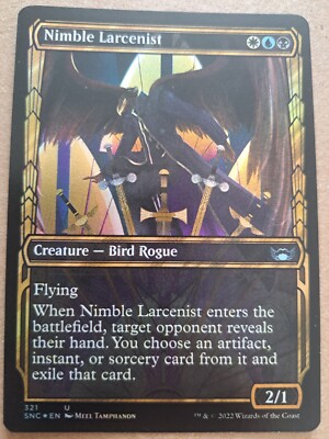 MTG Nimble Larcenist (Foil Showcase) [Streets of New Capenna, Near Mint]