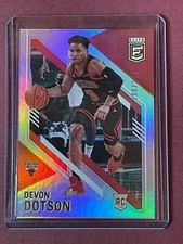 2020-21 ELITE BASKETBALL BASE SP #/299 ROOKIE DEVON DOTSON CHICAGO BULLS