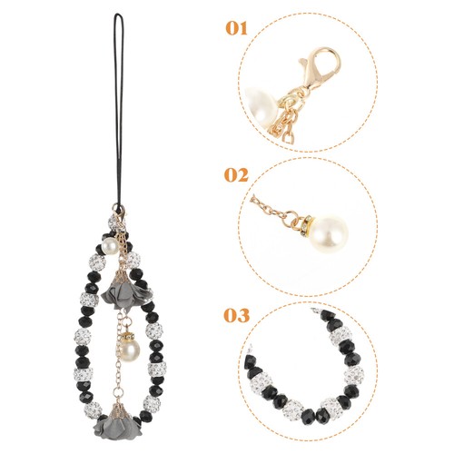Crystal Flower Pendant Miss Things to Hang on Your Phone Cell Strap - 第 12/12 張圖片