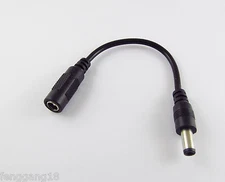 10pcs DC Power Plug 5.5mm x 2.1mm Male To Female Extension Connector Cable Cord