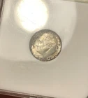 Roosevelt Dime:  1946 D.  MS 67.    Very Frosty!    old holder     (see video!)