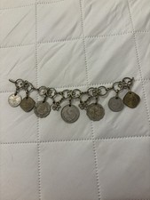 Coin Charm Bracelet from Pakistan Vintage