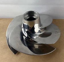 Stainless Steel Jet Pump Impeller 4 Blade 22 Spline 6” Dia x 3” thumbnail 3