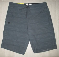 O'NEILL Gray STANDARD FIT 20" OUTSEAM BOARD SHORTS SWIM TRUNKS MENS 32 *NEW*